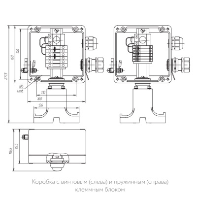 Коробка соединительная РТВ 601-1П/1П-ИС в России