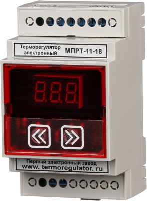 Терморегулятор МПРТ-11-18 1 кВт  с датчиками KTY-81-110 цифровое управление DIN в России