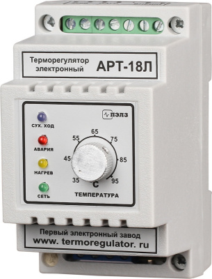 Терморегулятор АРТ-18Л 3 кВт защита от сухого хода (с датчиком KTY-81-110) DIN в России